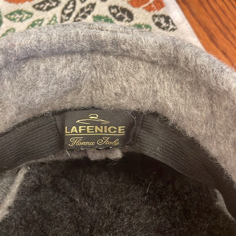 v i n t a g e ::  Vintage wool floral hat - Picture 3 of 3